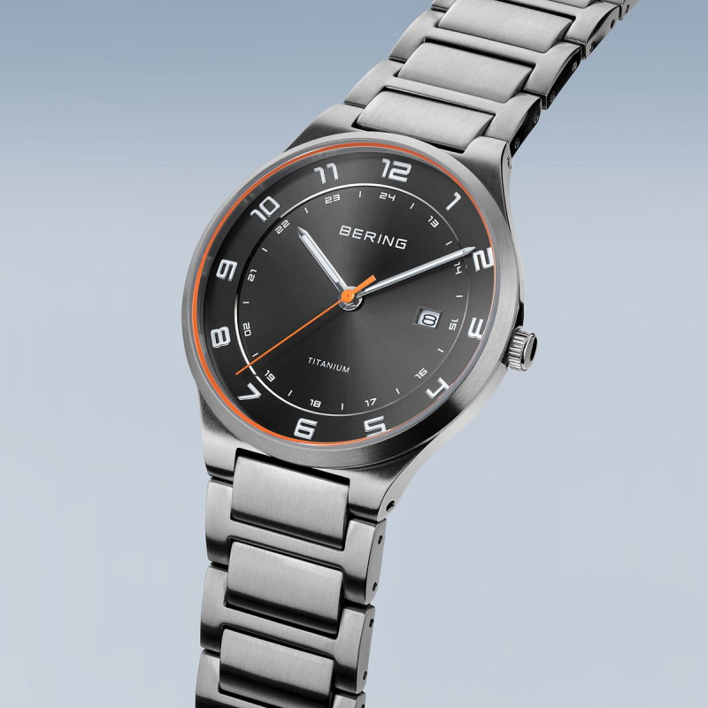 Bering Herenhorloge Quartz, 15139-709 (40mm) Titanium - 24503