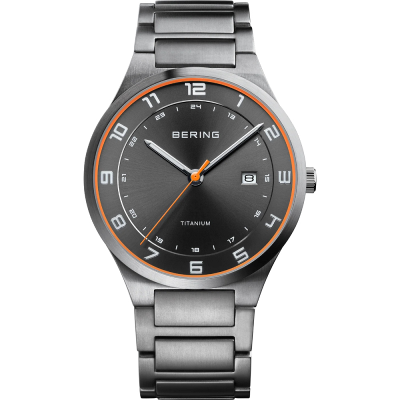 Bering Herenhorloge 15139-709 Titanium - 24503