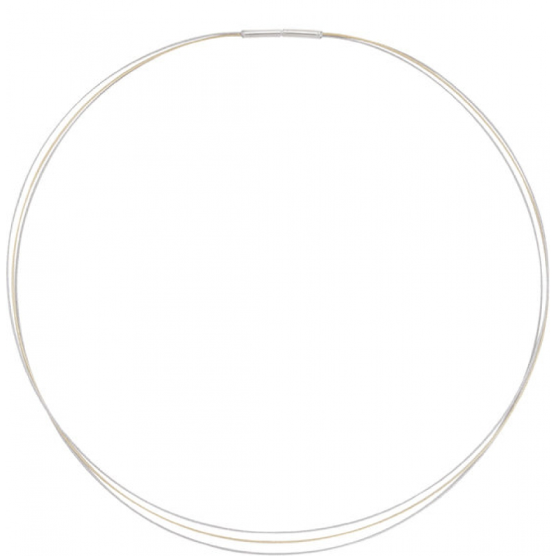 Boccia Collier, edelstaal/titanium model 0804-02 (lengte: 40cm.) - 24507 Boccia Collier, edelstaal/titanium model 0804-02 (lengte: 40cm.) - 24507