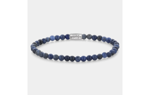 Rebel and Rose Armband "Midnight Blue" met Sodaliet (maat S: 16,5cm) - 24522
