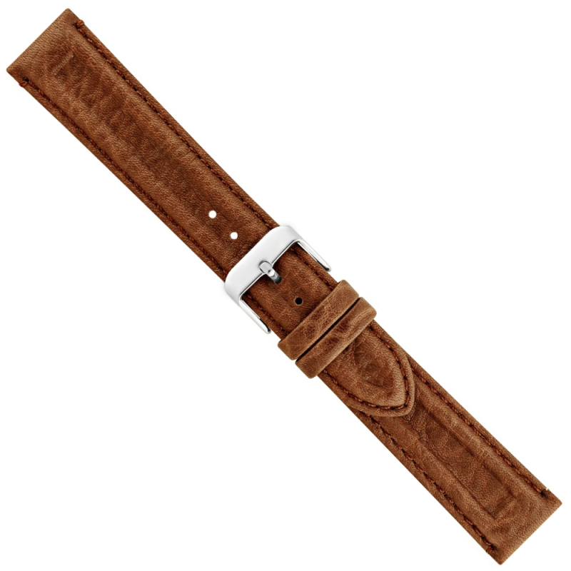 Horlogeband 18mm Bruin - 24540
