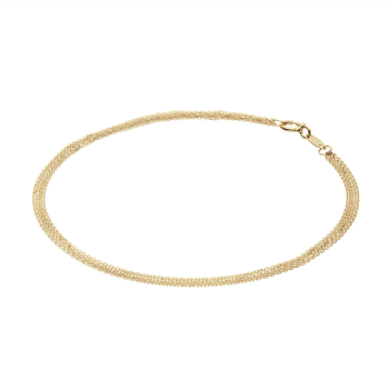 Jackie Armband, 14krt.goud "Waterfall Bracelet" (lengte: 18cm.) - 24564