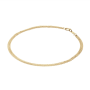 Jackie Armband, 14krt.goud "Waterfall Bracelet" (lengte: 18cm.) - 24564