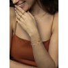 Jackie Armband, 14krt.goud "Waterfall Bracelet" (lengte: 18cm.) - 24564