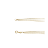 Jackie Armband, 14krt.goud "Waterfall Bracelet" (lengte: 18cm.) - 24564