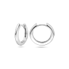 Oorringen, zilver gerhodineerd (14x2mm.) - 24567