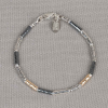 Jeh Jewels Armband, model 17710 tubes zilver/oxie/goldfilled - 24585