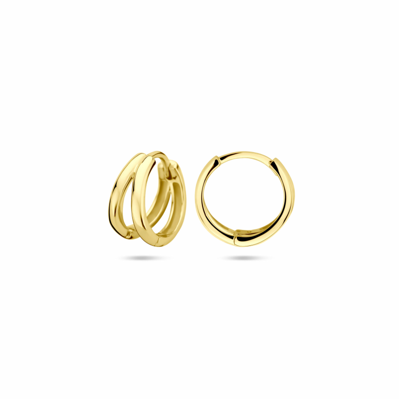 Oorringen, zilver verguld (12,5 mm.) - 24590