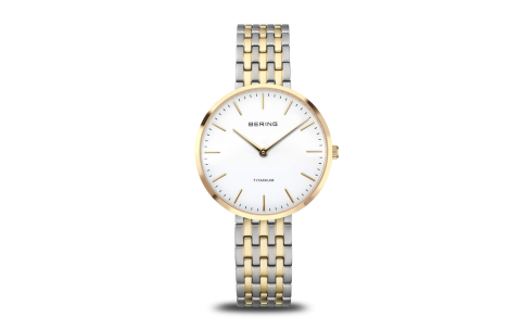 Bering Dameshorloge Quartz, model 19334-010 Titanium Bi-Colour - 24600