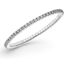LUIS & FREYA Armband, zilver gerhodineerd flexband met wit zirkonia 2,5mm. (lengte: S 17,4cm) - 24605 LUIS & FREYA Armband, zilver gerhodineerd flexband met wit zirkonia 2,5mm. (lengte: S 17,4cm) - 24605