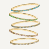 LUIS & FREYA Armband, zilver verguld flexband met wit zirkonia 2,5mm. (lengte: M 18,5cm) - 24607 LUIS & FREYA Armband, zilver verguld flexband met wit zirkonia 2,5mm. (lengte: M 18,5cm) - 24607