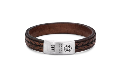 Rebel and Rose Armband 2 Stranded 925 Earth (maat M:17,5cm) - 24622