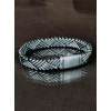TAJ AMSTERDAM Zilveren Gevlochten Herenarmband AODH LARGE(lengte: 21,5cm.) - 24631