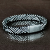 TAJ AMSTERDAM Zilveren Gevlochten Herenarmband AODH (lengte: 21,5cm.) - 24631 TAJ AMSTERDAM Zilveren Gevlochten Herenarmband AODH (lengte: 21,5cm.) - 24631