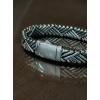 TAJ AMSTERDAM Zilveren Gevlochten Herenarmband AODH LARGE(lengte: 21,5cm.) - 24631