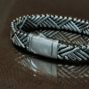 TAJ AMSTERDAM Zilveren Gevlochten Herenarmband AODH (lengte: 21,5cm.) - 24631 TAJ AMSTERDAM Zilveren Gevlochten Herenarmband AODH (lengte: 21,5cm.) - 24631