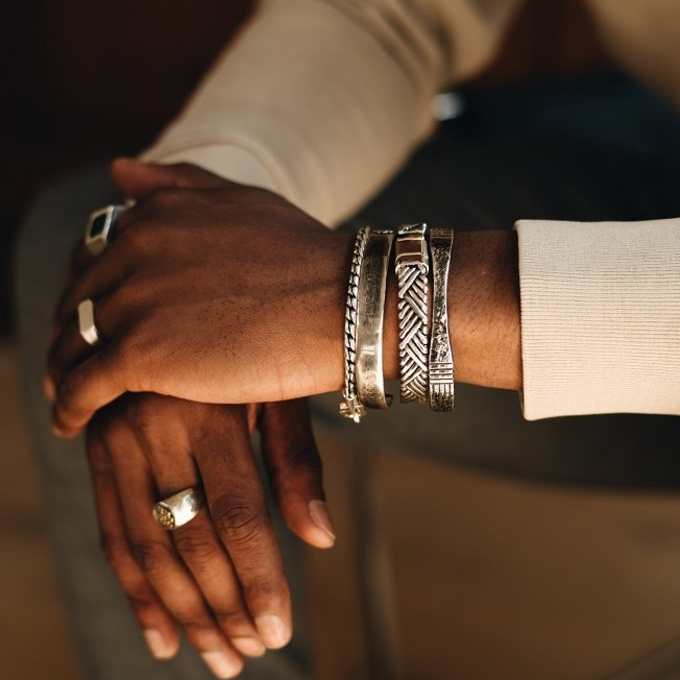 TAJ AMSTERDAM Zilveren Gevlochten Herenarmband AODH (lengte: 21,5cm.) - 24631 TAJ AMSTERDAM Zilveren Gevlochten Herenarmband AODH (lengte: 21,5cm.) - 24631