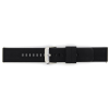 Horlogeband 22mm Zwart, Siliconen - 23252