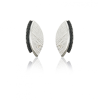 AUDAR Oorknoppen, model 1941 zilver met diamant 0,024ct. - 24637 AUDAR Oorknoppen, model 1941 zilver met diamant 0,024ct. - 24637