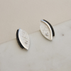 AUDAR Oorknoppen, model 1941 zilver met diamant 0,024ct. - 24637 AUDAR Oorknoppen, model 1941 zilver met diamant 0,024ct. - 24637