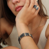 AUDAR Armband, model B1755 zilver (lengte 18cm) - 24644
