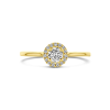 Ring, 14krt.goud met zirkonia - 24675