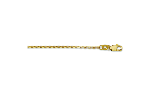 Collier, 14krt.goud ankerschakel 1.7mm (lengte: 45cm.) - 24677
