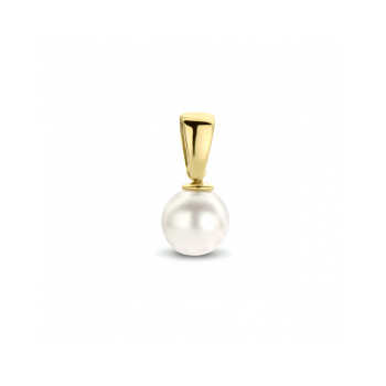 Hanger, 14krt.goud met zoetwaterparel (6mm.) - 23729