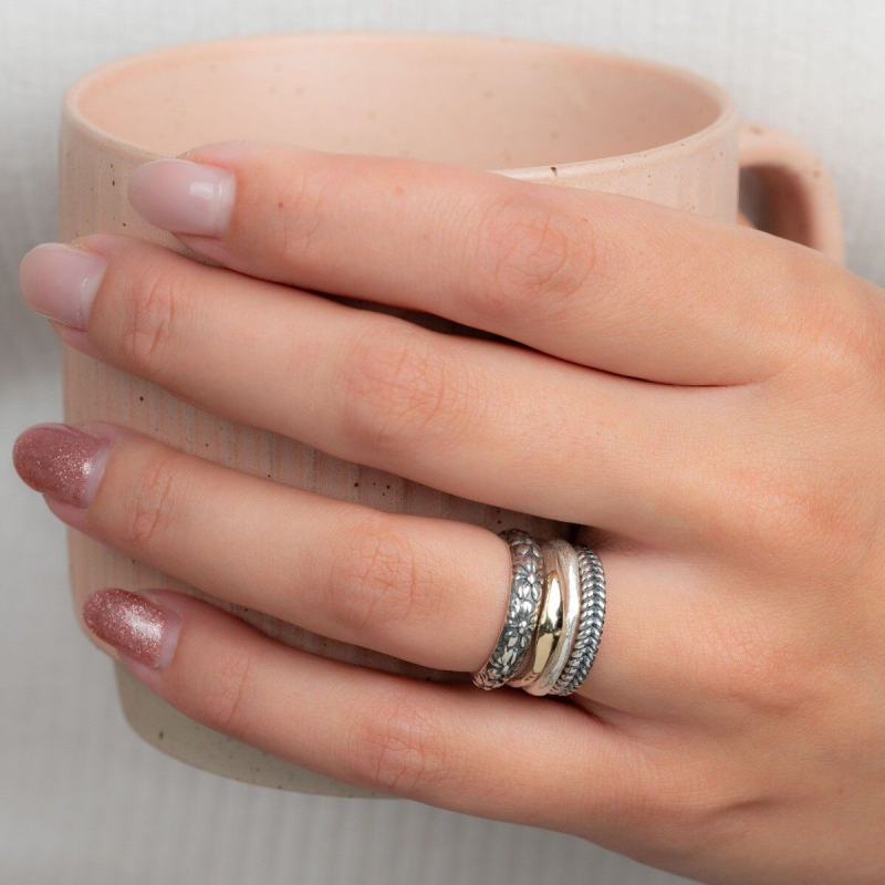 Jeh Jewels Ring, zilver model 20990 (breedte 3,5mm.) - 24707