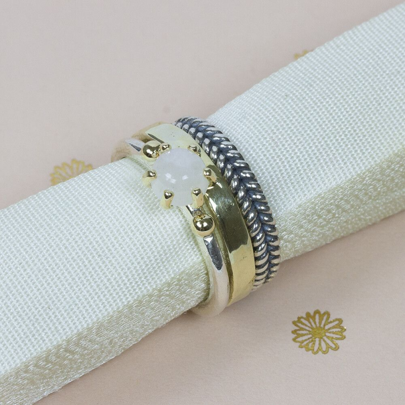 Jeh Jewels Ring, zilver model 20990 (breedte 3,5mm.) - 24707