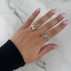 Jeh Jewels Ring, zilver model 20990 (breedte 3,5mm.) - 24707