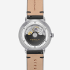 Sternglas Hamburg Pro Automaat Alabaster horloge met beige wijzerplaat en zwarte leren band