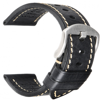 Horlgeband 18mm Zwart. - 22529