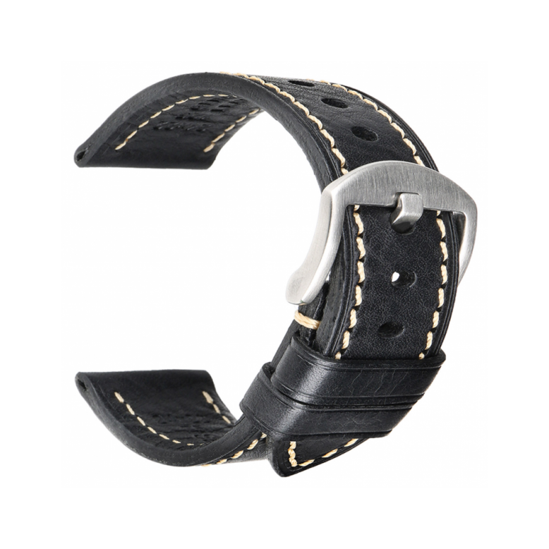 Horlgeband 18mm Zwart. - 22529