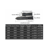 Horlogeband. Echte Italiaanse kalf-leatherskin horlogeband. - 23436