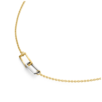 Boccia Collier, titanium  model 08092-02 (lengteverstelbaar: 42-47cm.) - 24769