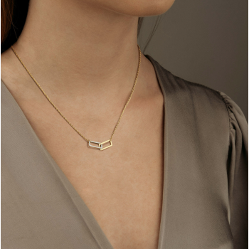 Boccia Collier, titanium  model 08092-02 (lengteverstelbaar: 42-47cm.) - 24769