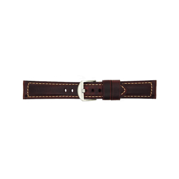 High quality Top Grain Leather Watch Band. Genuine Italian calf leatherskin watch strap. - 23010