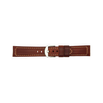 Horlogeband 20mm, Congac Bruin Premium - 23006