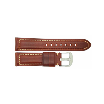 Horlogeband 20mm, Congac Bruin Premium - 23006