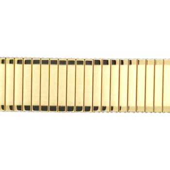 Horlogeband 18mm, metalen rekband double - 22903
