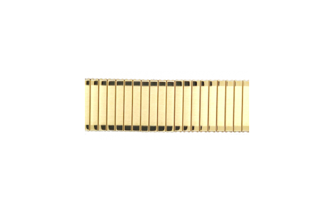 Horlogeband 18mm, metalen rekband double - 22903