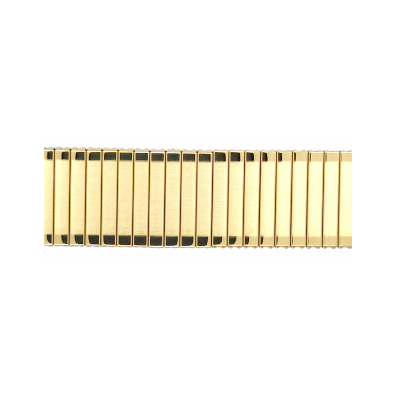 Horlogeband 18mm, metalen rekband double - 22903