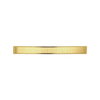 Horlogeband 18mm, metalen rekband double - 22903