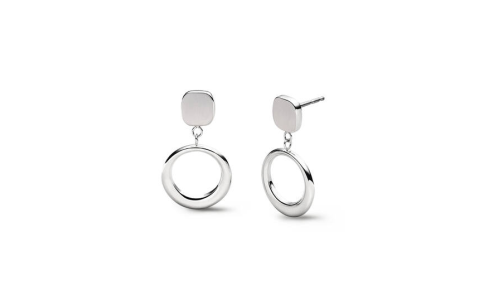 Boccia Oorhangers, titanium  model 05105-04 (lengte: 28mm.) - 24775