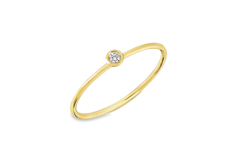 Ring, 9karaat met zirkonia - 24793