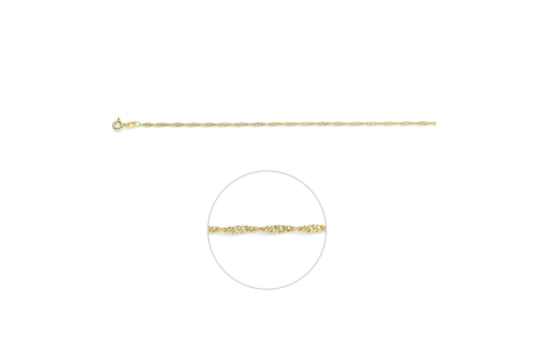 Armband, 9karaat (lengte: 17-19cm.) - 24794