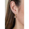 Zinzi Oorhangers, model ZIO2804 (lengte:24mm.) - 24812 Zinzi Oorhangers, model ZIO2804 (lengte:24mm.) - 24812