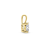 Hanger, 14krt.goud met Lab grown Diamant 0.25ct (lengte: 8,5 mm.) - 24836 Hanger, 14krt.goud met Lab grown Diamant 0.25ct (lengte: 8,5 mm.) - 24836