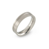 Boccia Ring, titanium model 0149-01 breedte: 5mm. - 24839